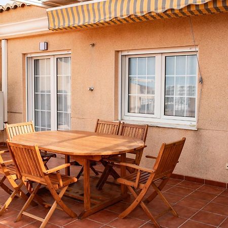Perla De Mar - Atico Con Amplia Terraza 40M2, Piscina Y Parking En Playa Canet Canet d'En Berenguer Luaran gambar